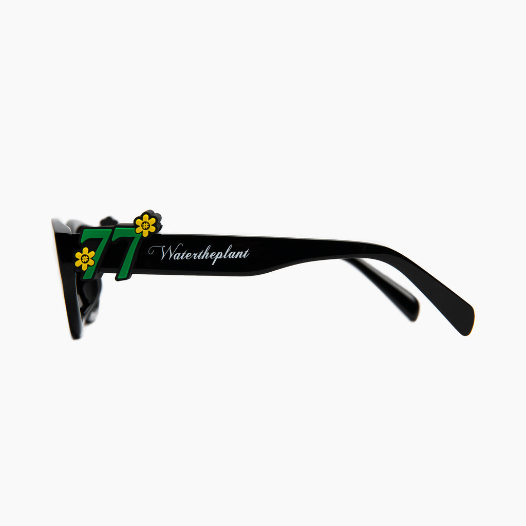 "LUCKY" Sunnies | Black | Black Lense