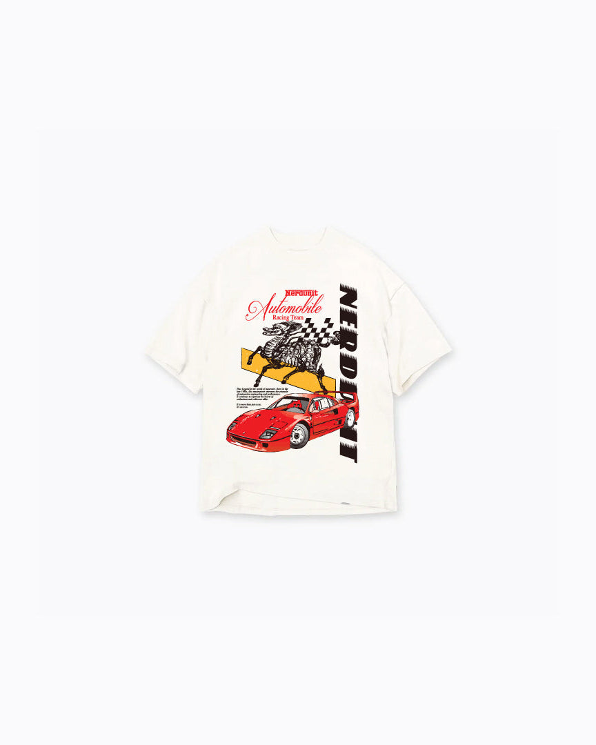 Automobile Club Kids Tee | White