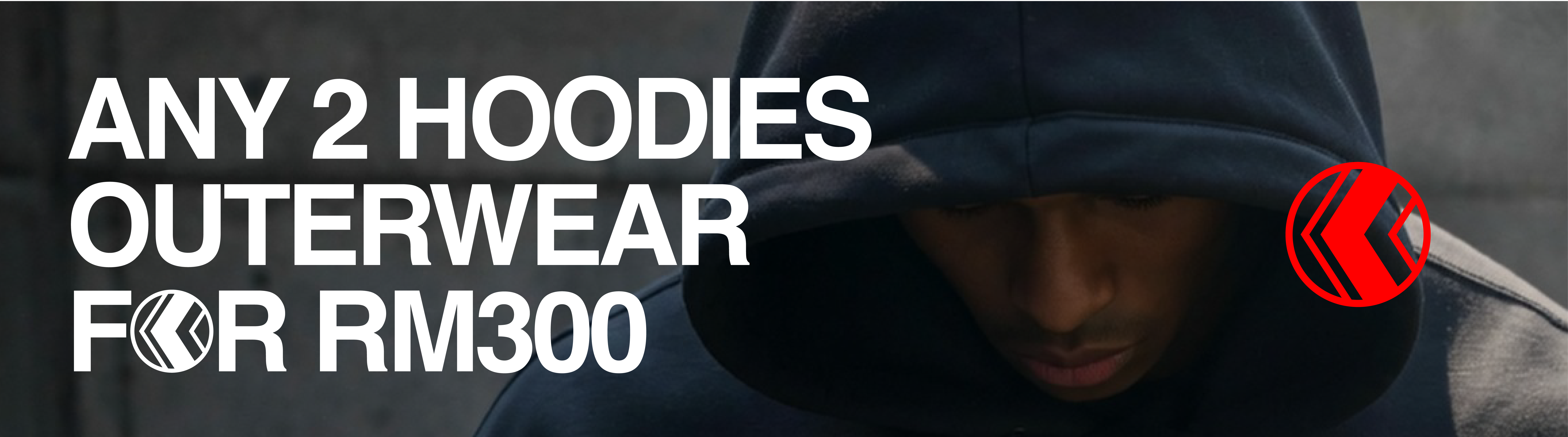 Any 2 hoodies for RM300 only
