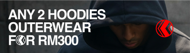 Any 2 hoodies for RM300 only