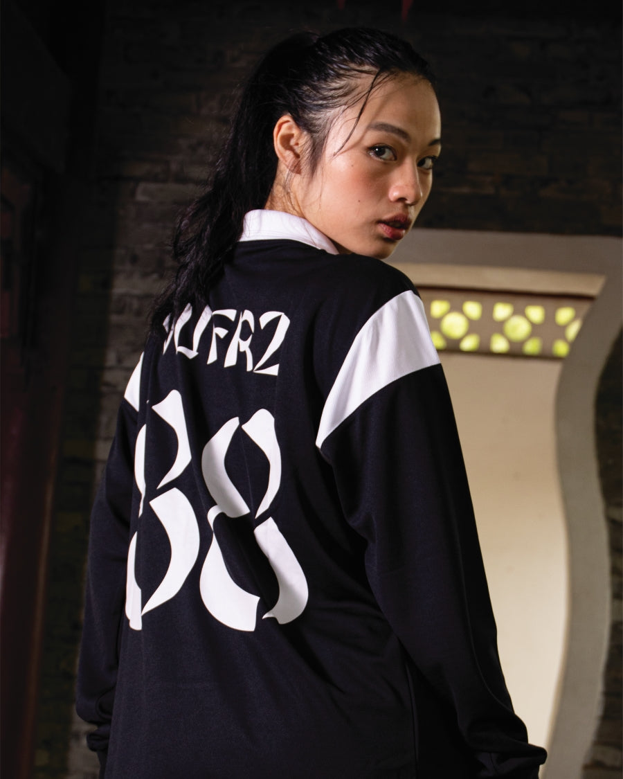 NU x FR2 L/S Jersey | Black