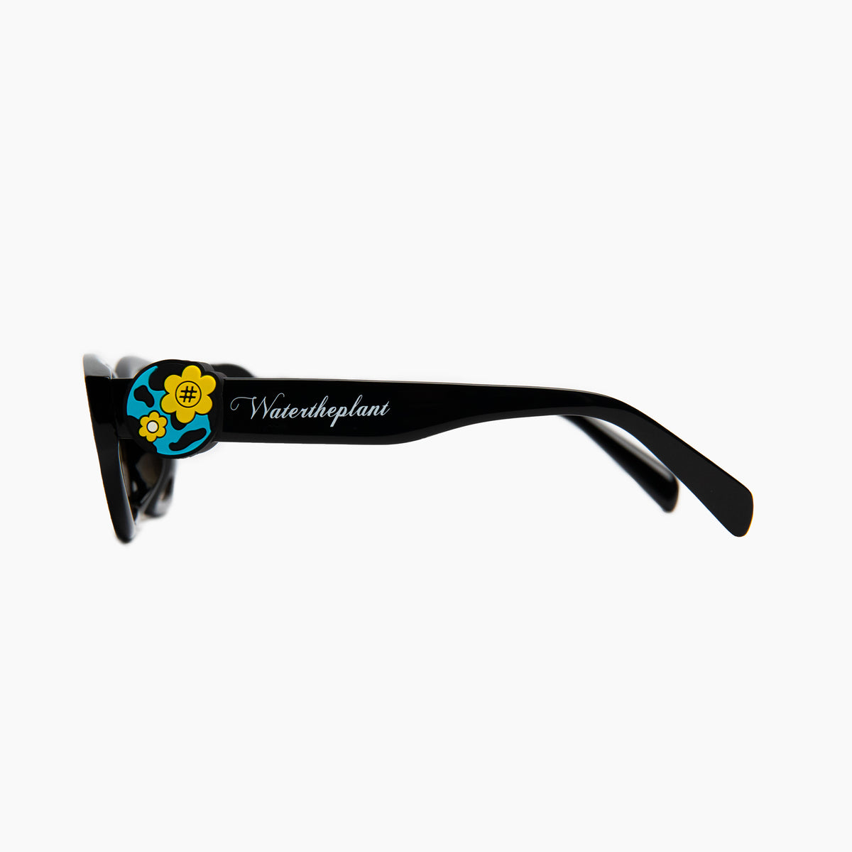 "PLANET" Sunnies | Black | Brown Lens
