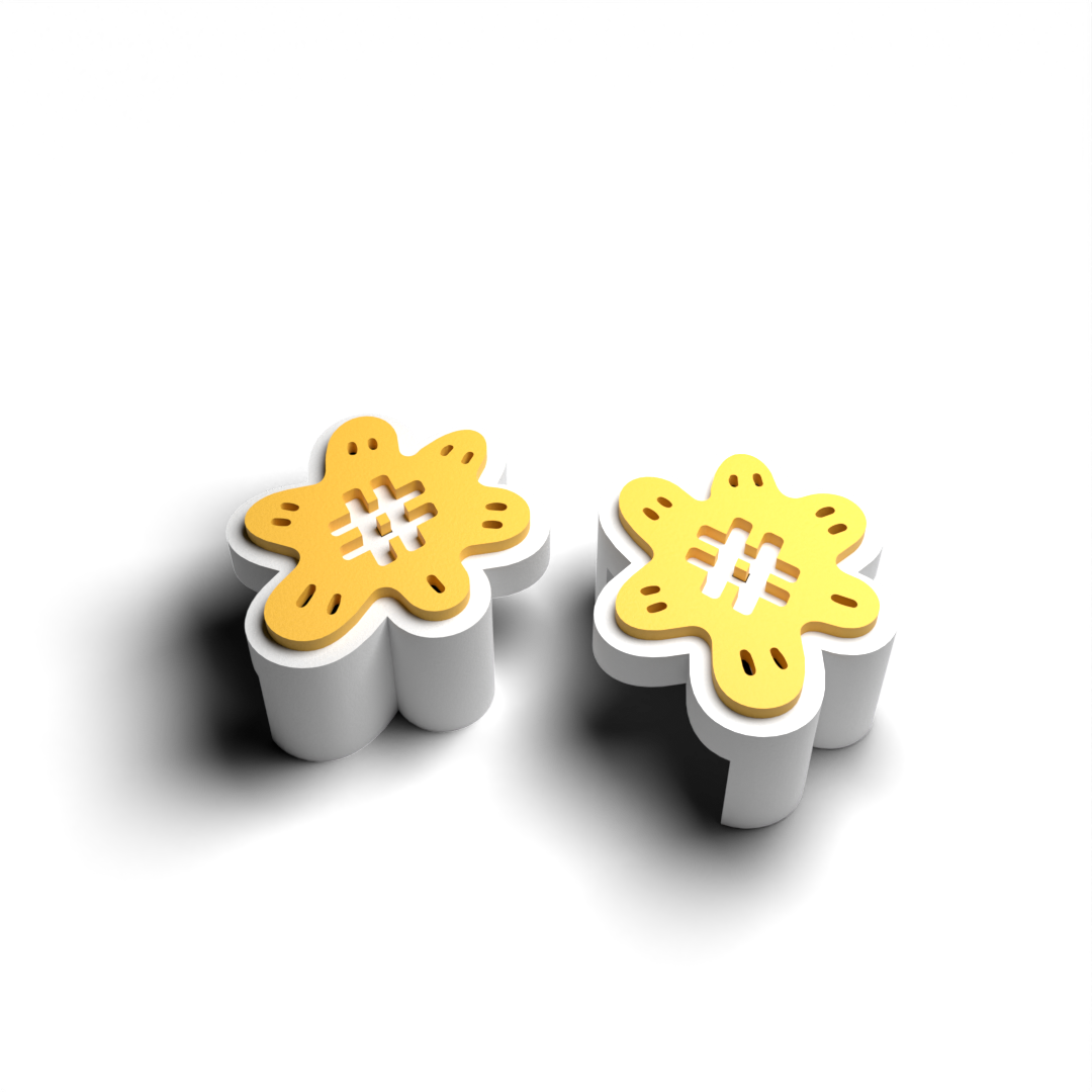 "WTPOP" Charm | Yellow