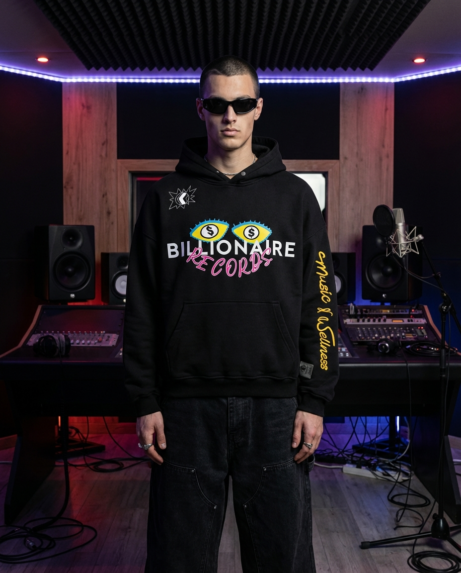 Vinyl Hoodie | Black