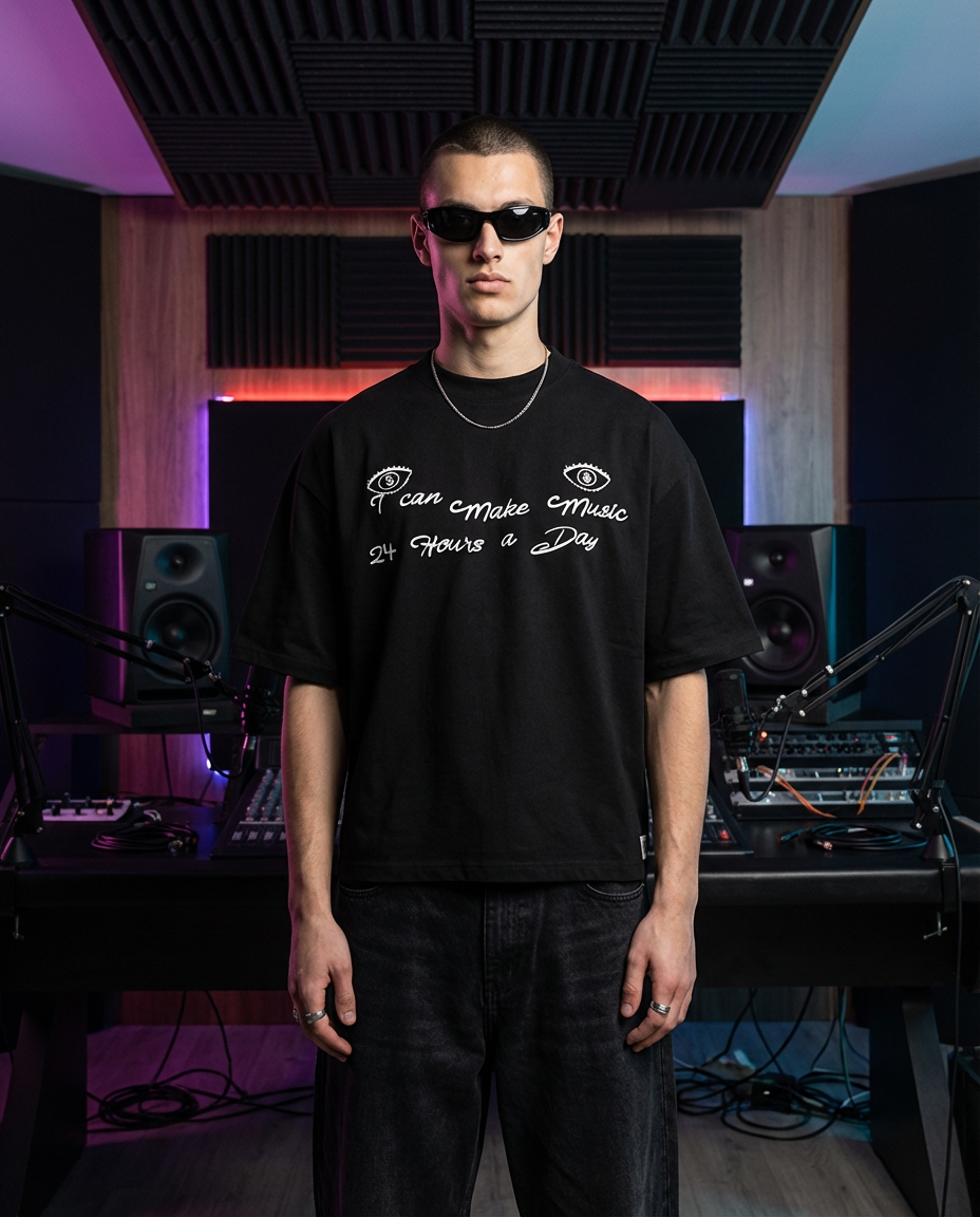 Vinyl Tshirt | Black