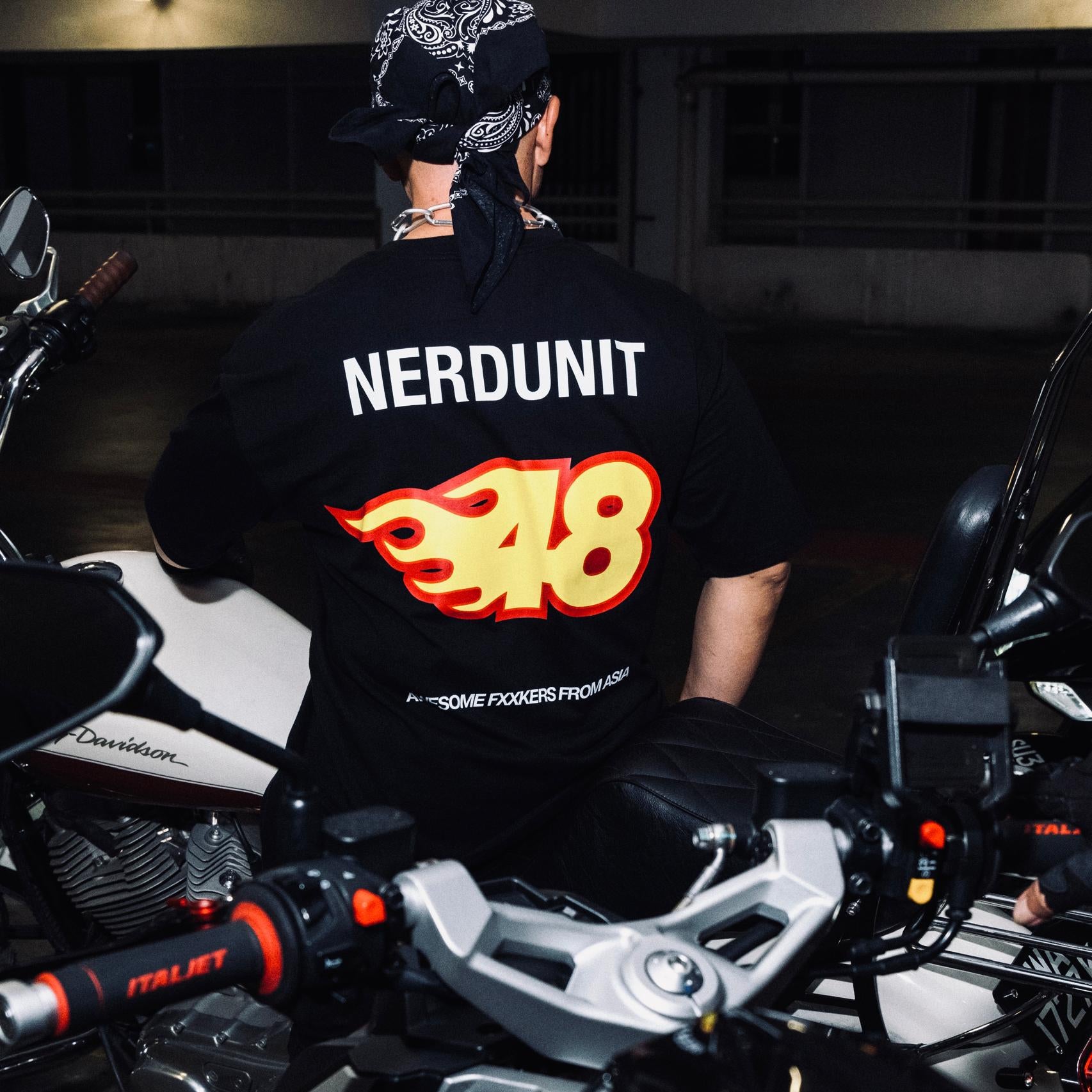 "FIRE48" Tee | Black