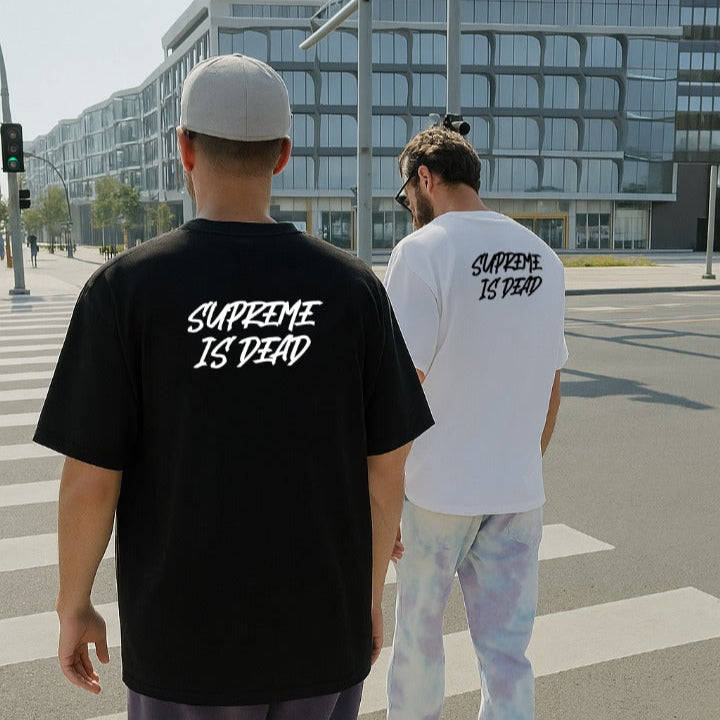 "NOT SUPREME" T-SHIRT | BLACK