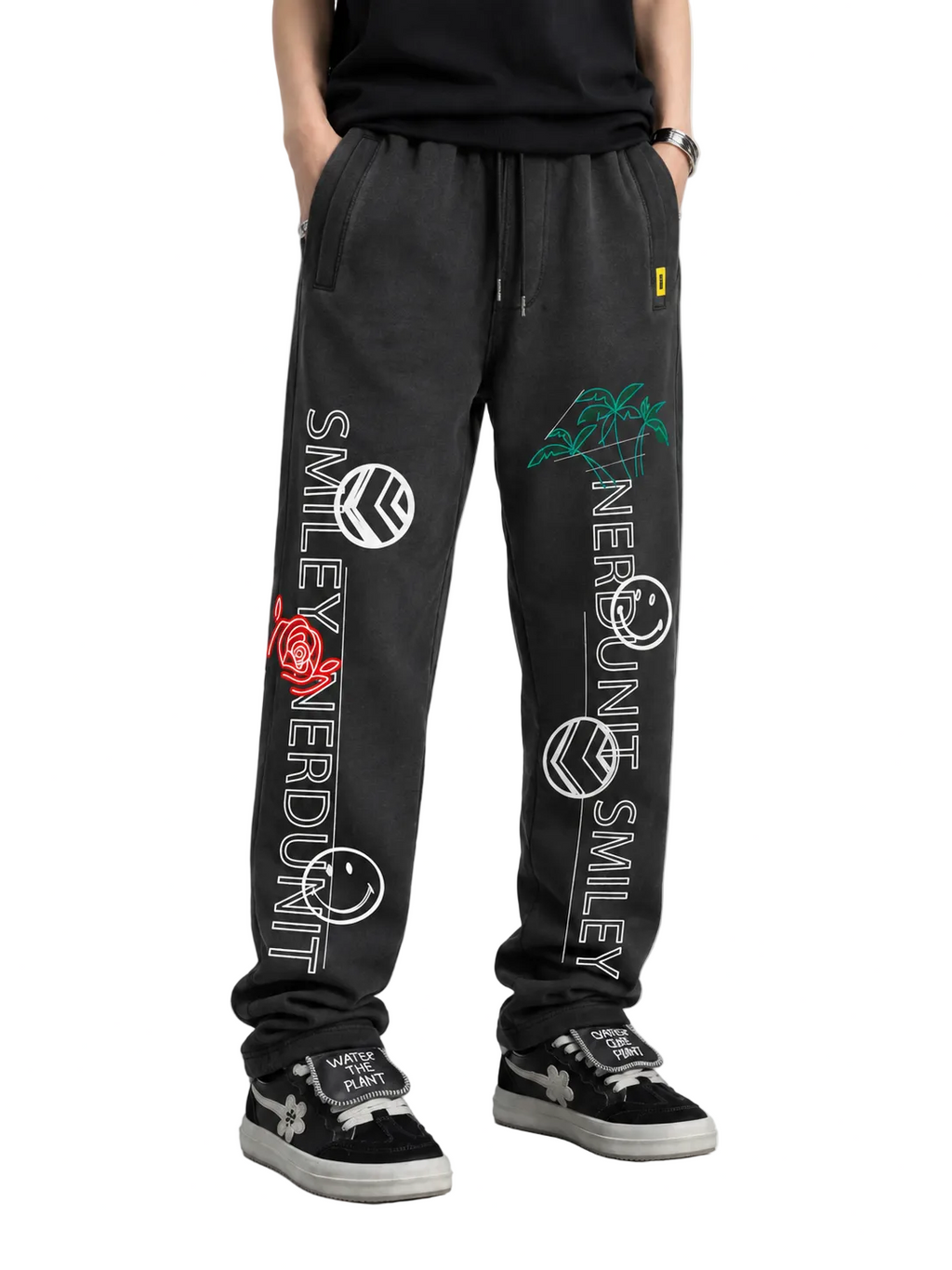 NU x Smiley® Wow Sweatpants | Dusk