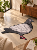 NU X STAPLE Robotic Pigeon Rug | Gray