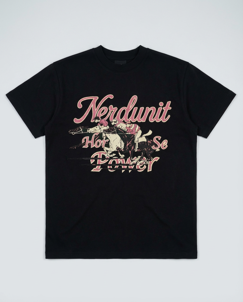 "Horsepower Club" Tee | Gray