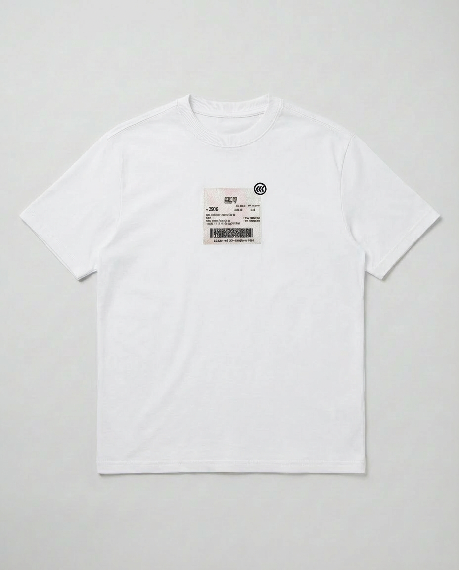 "Lucky 4D" Tee | White