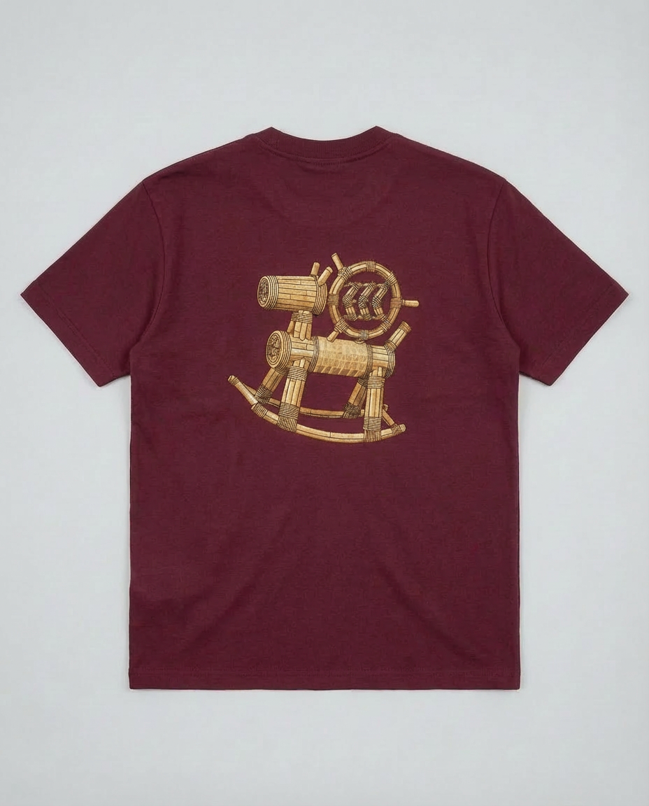 "Stallion" Tee | Burgundy