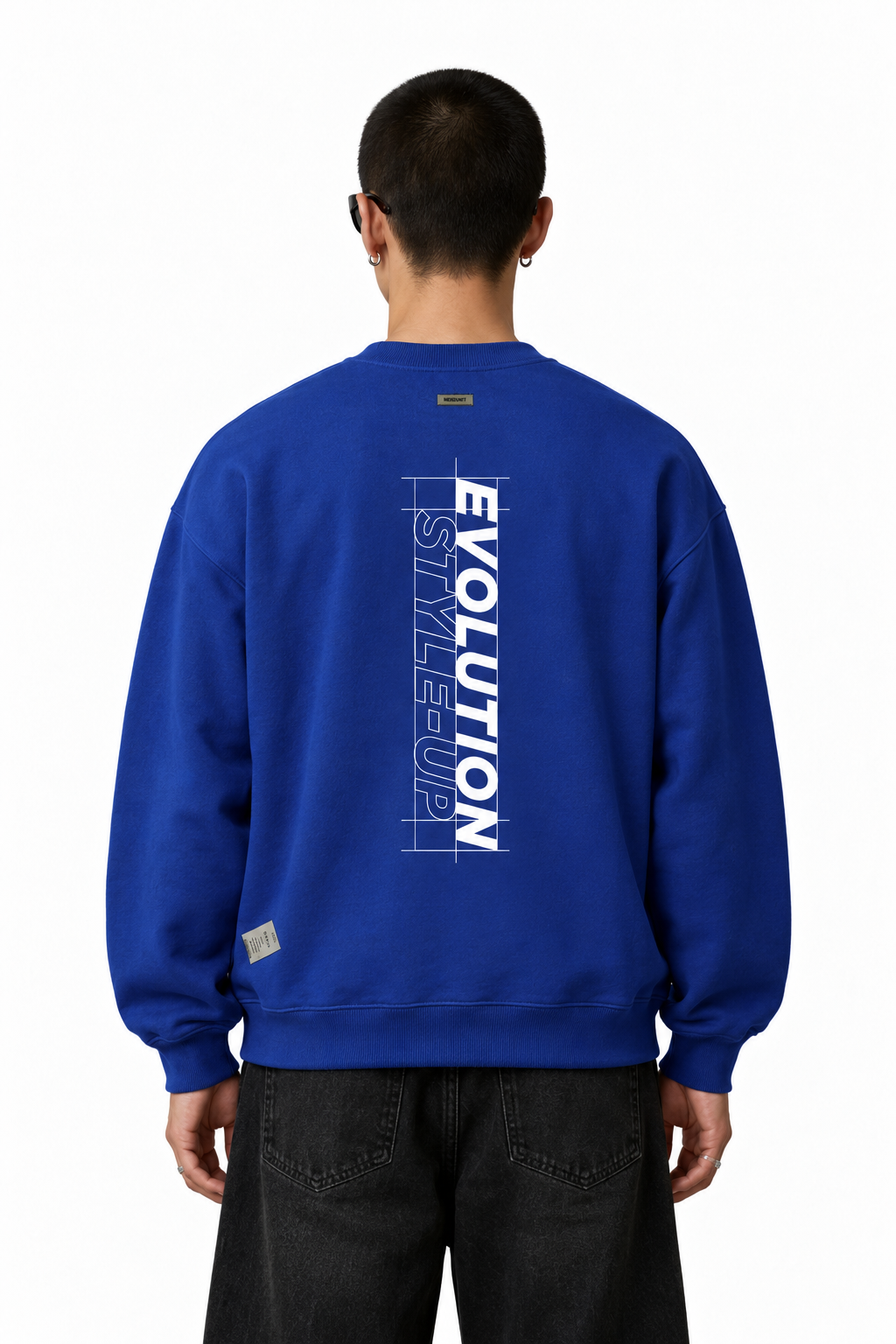 NU X Gatsby Meta Reflective Sweatshirt | Cobalt Blue