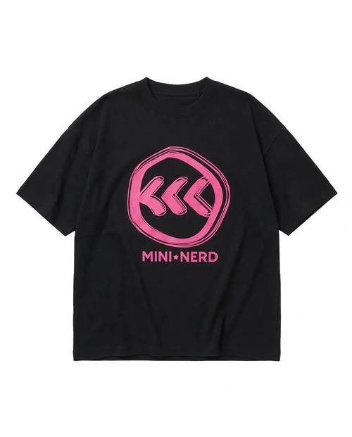 "Mini Nerd" Kids Tee | Black