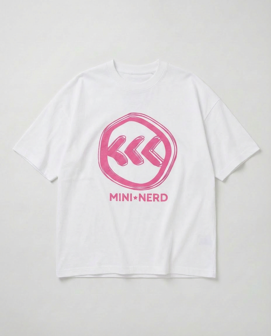 "Mini Nerd" Kids Tee | Red