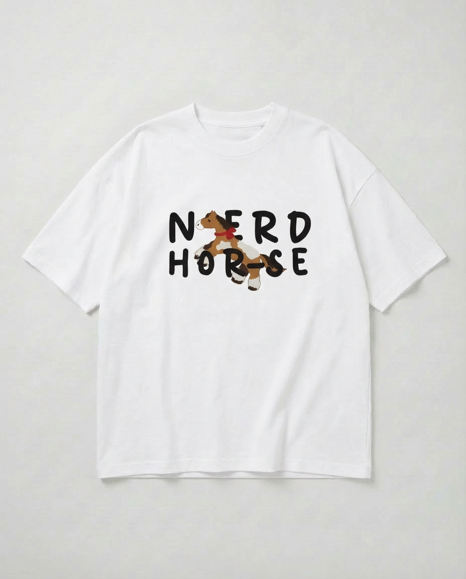 "Hor-seh" Tee | Black