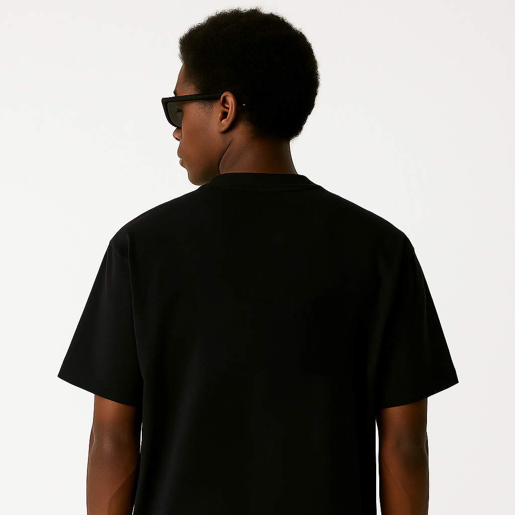 "CODE48 YW" Tee | Black