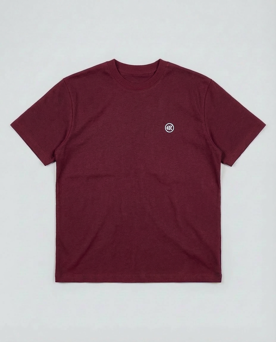 "Full Circle" Tee | Burgundy