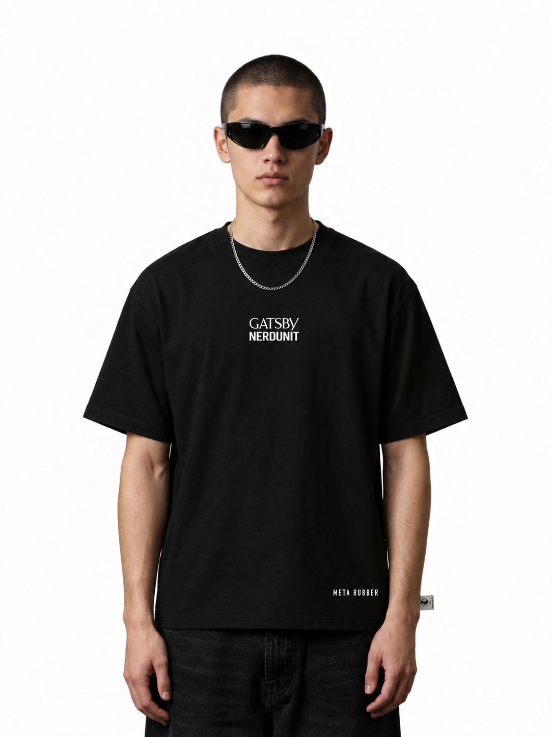 NU X Gatsby Meta Tshirt | Black
