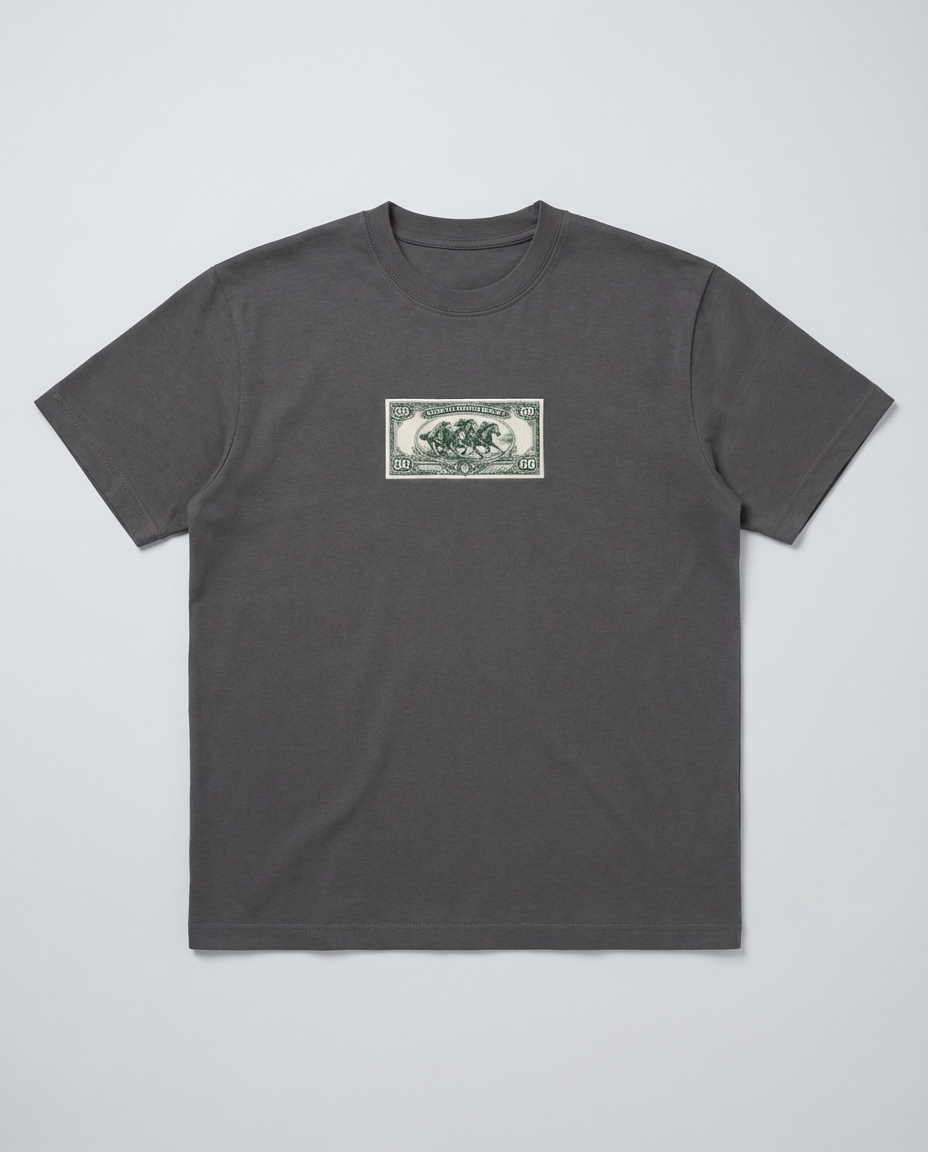 "Print Money" Tee | Gray