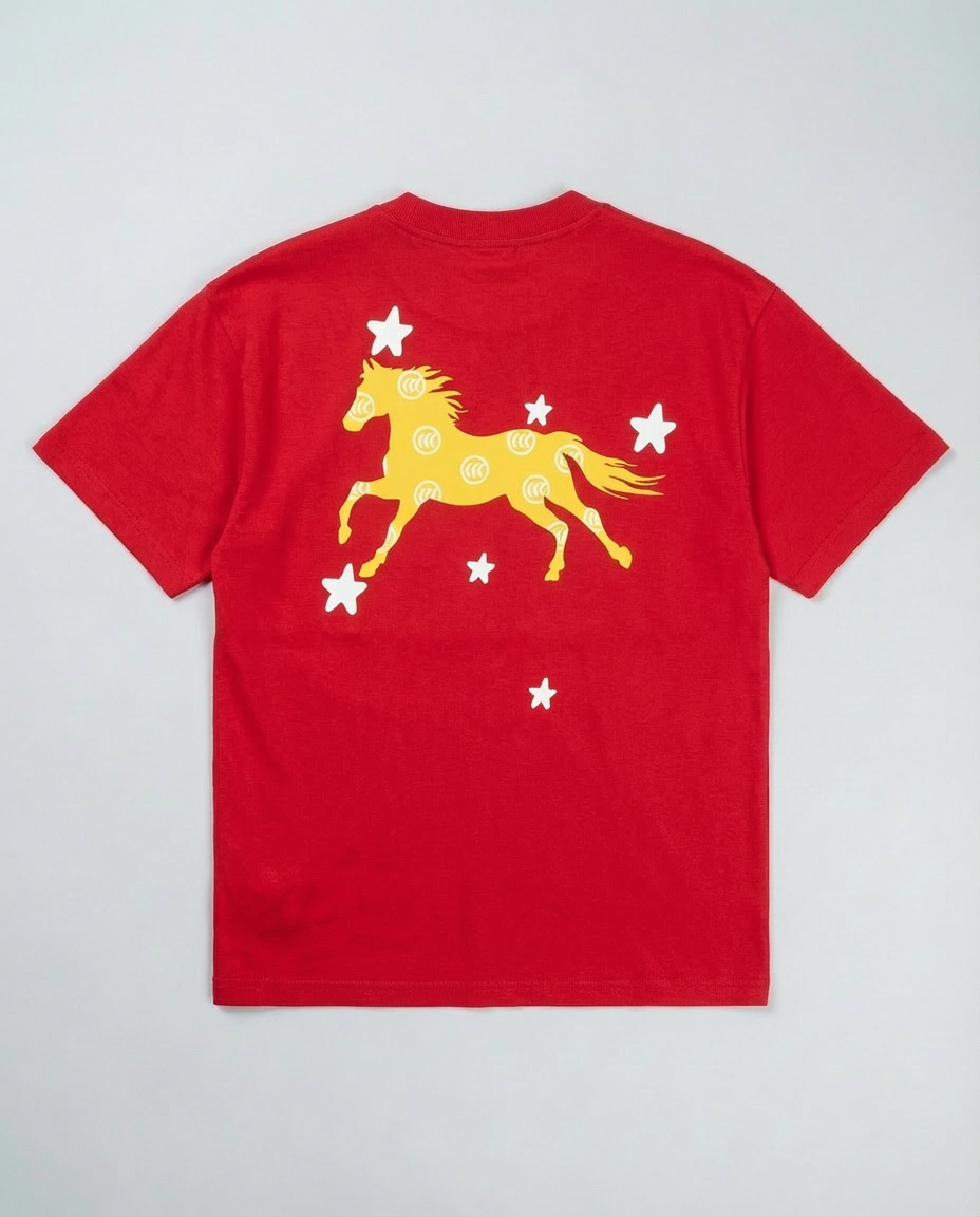 "Unihorse" Kids Tee | Red
