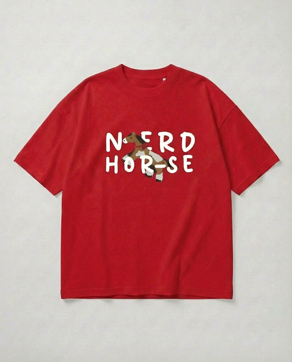 "Hor-seh" Tee | Red