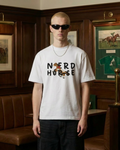 "Hor-seh" Tee | White