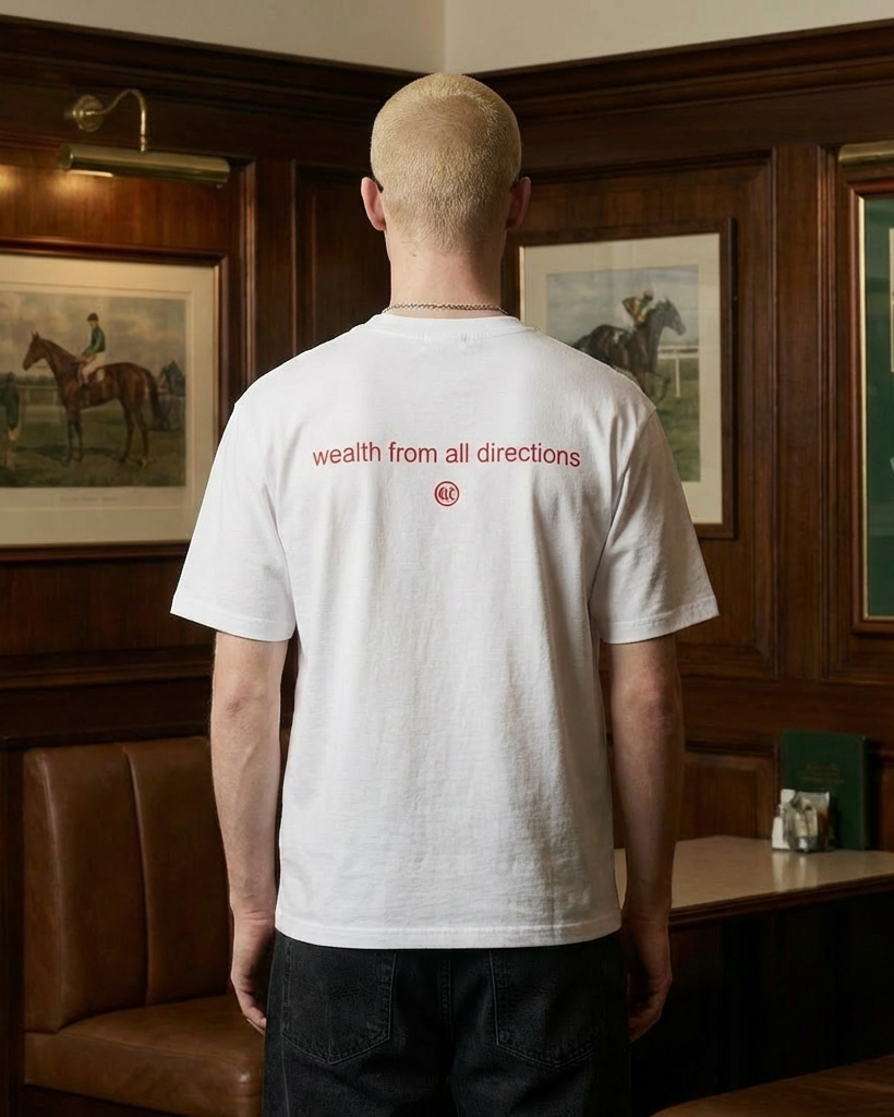 "Gimme Wealth" Tee | White