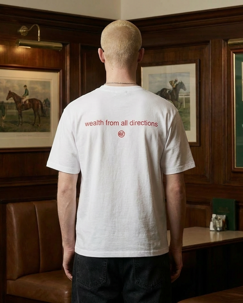 "Gimme Wealth" Tee | White