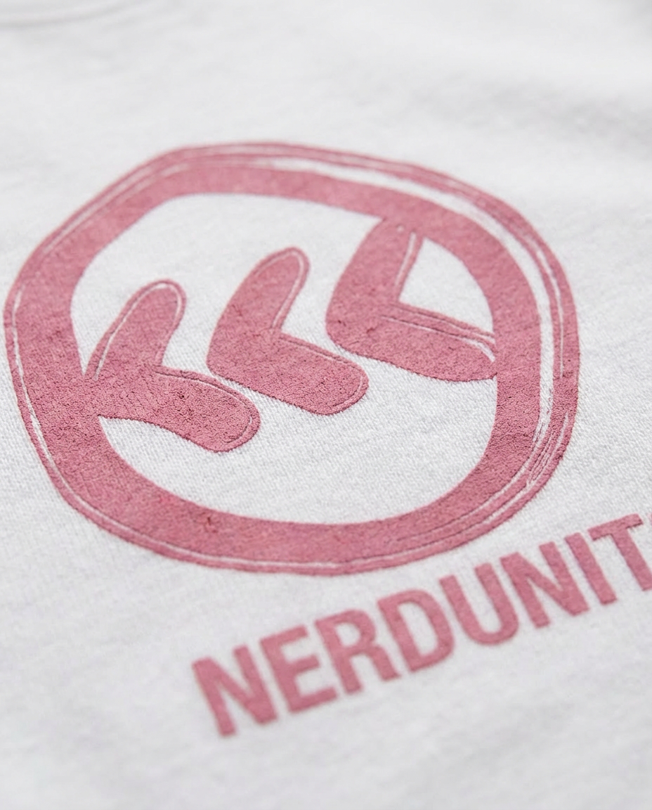 "Mini Nerd" Kids Tee | White