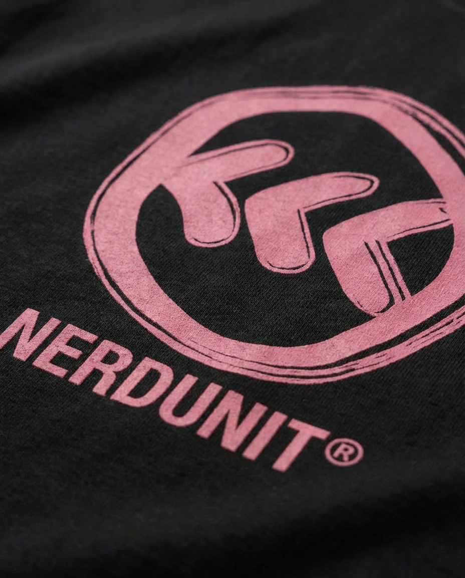 "Mini Nerd" Kids Tee | Black