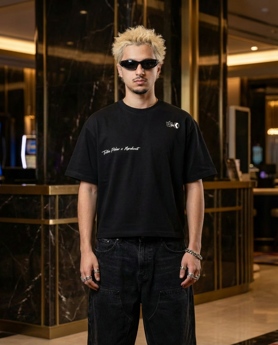 NU x TRITON "POKER" TEE | BLACK