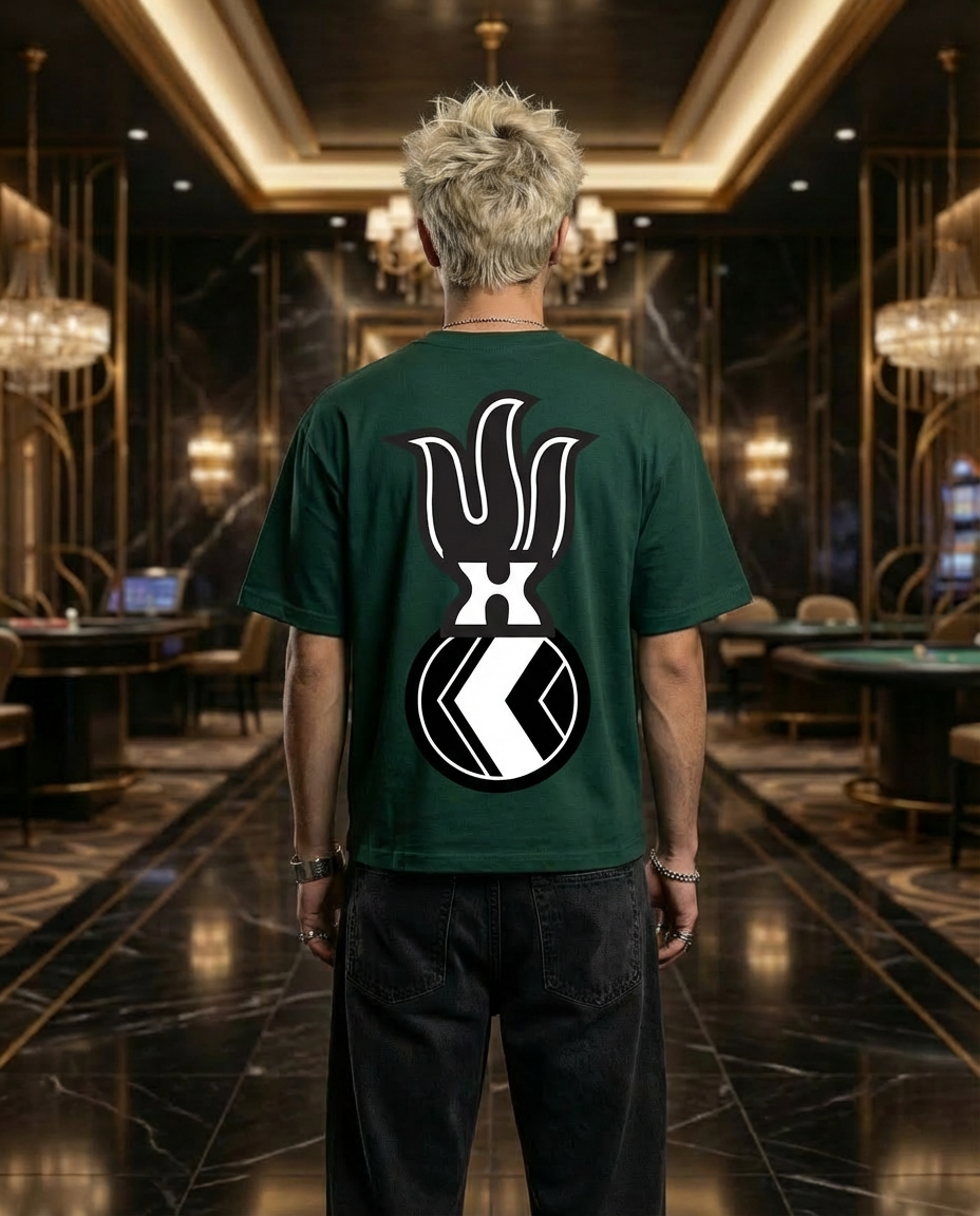 NU x TRITON "ROYAL" TEE | DARK GREEN