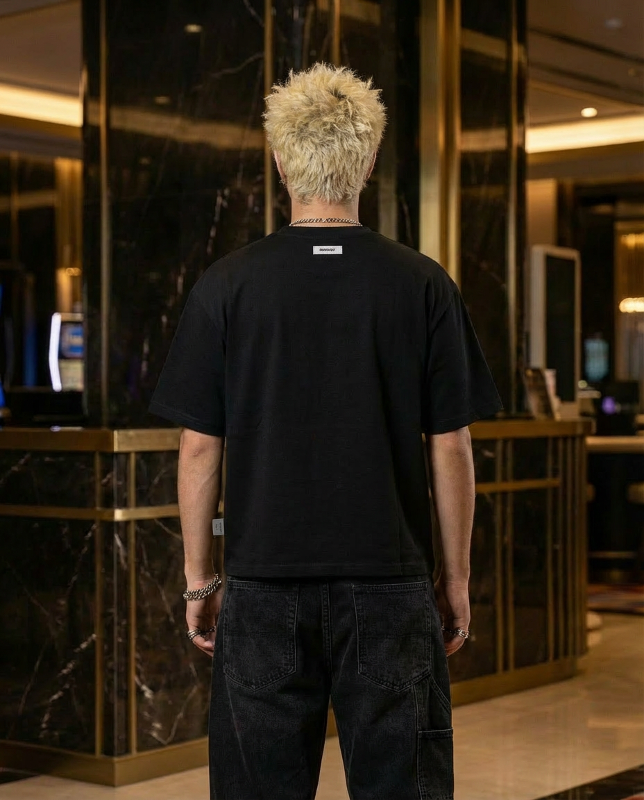 NU x TRITON "POKER" TEE | BLACK