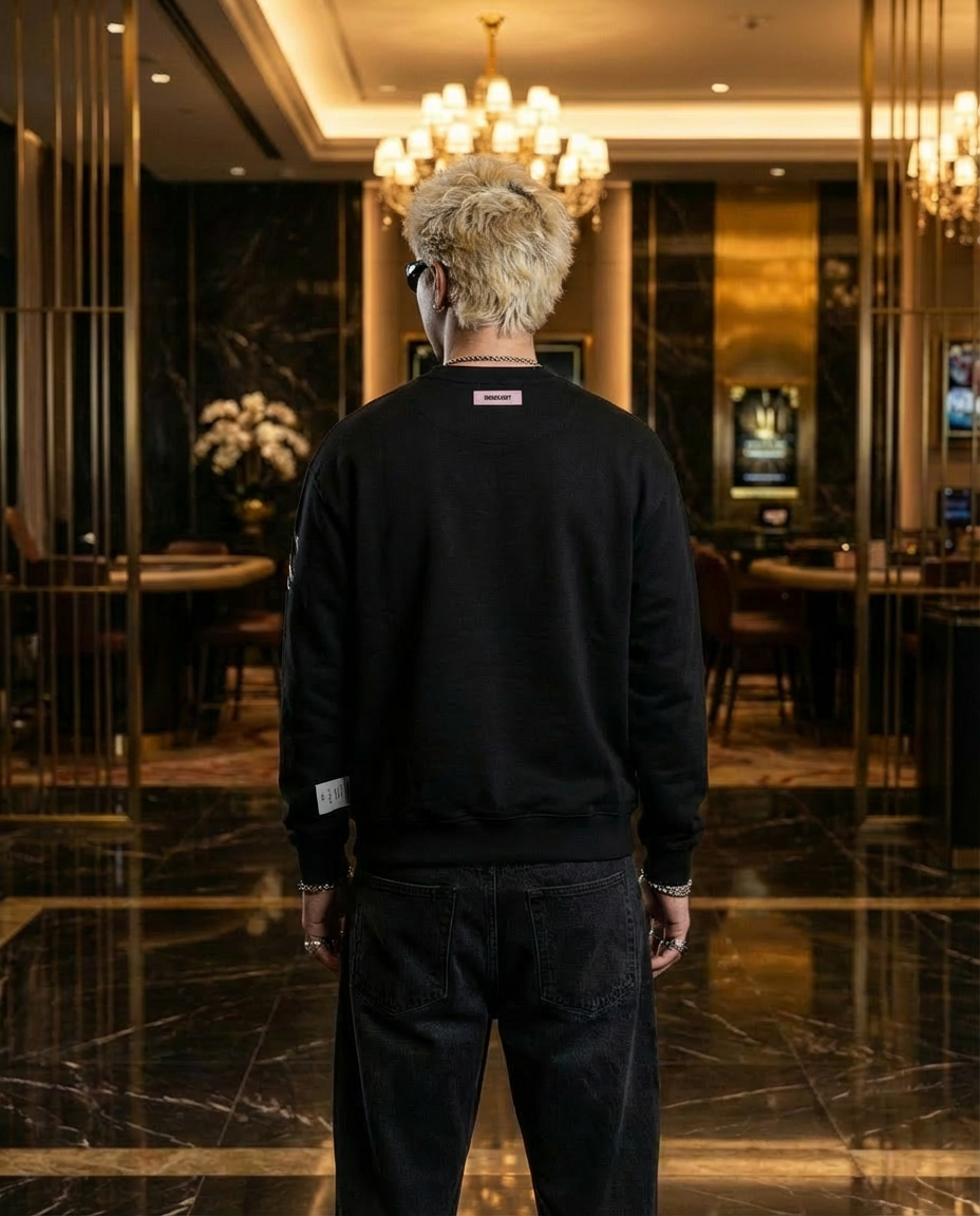 NU x TRITON "CLUB" SWEATSHIRT | BLACK