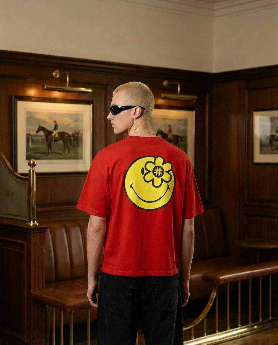 Smiley® Logo Tee | Red