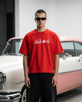 NU x FR2 "ADULTS ONLY" TEE | BURGUNDY