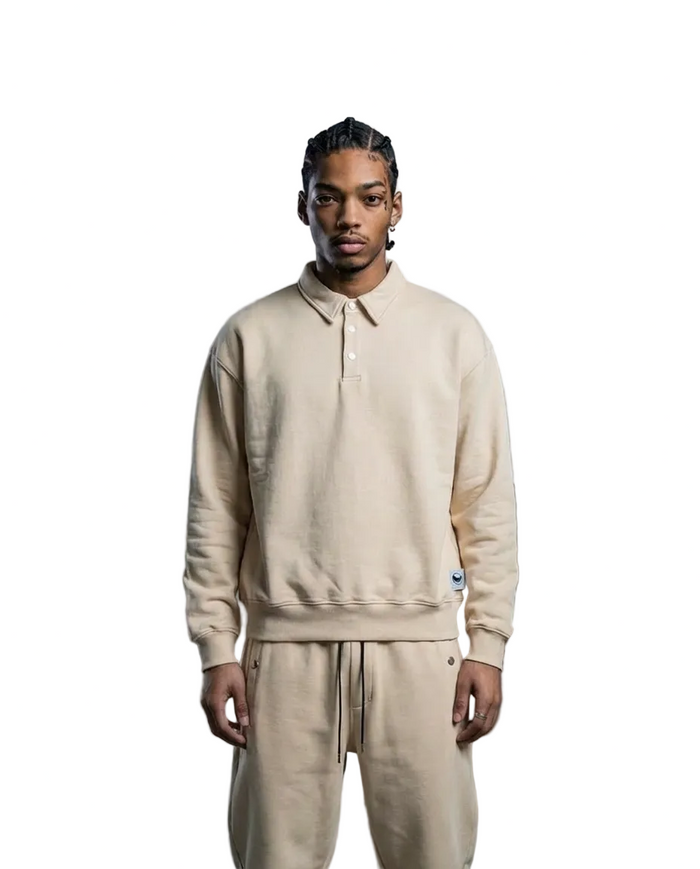 Blanks L/S Polo Sweater
