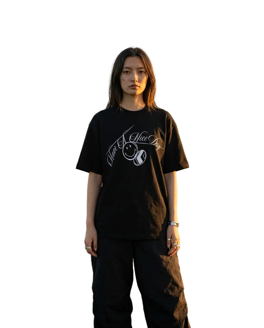 NU x Smiley® Nice Day Tshirt | Black
