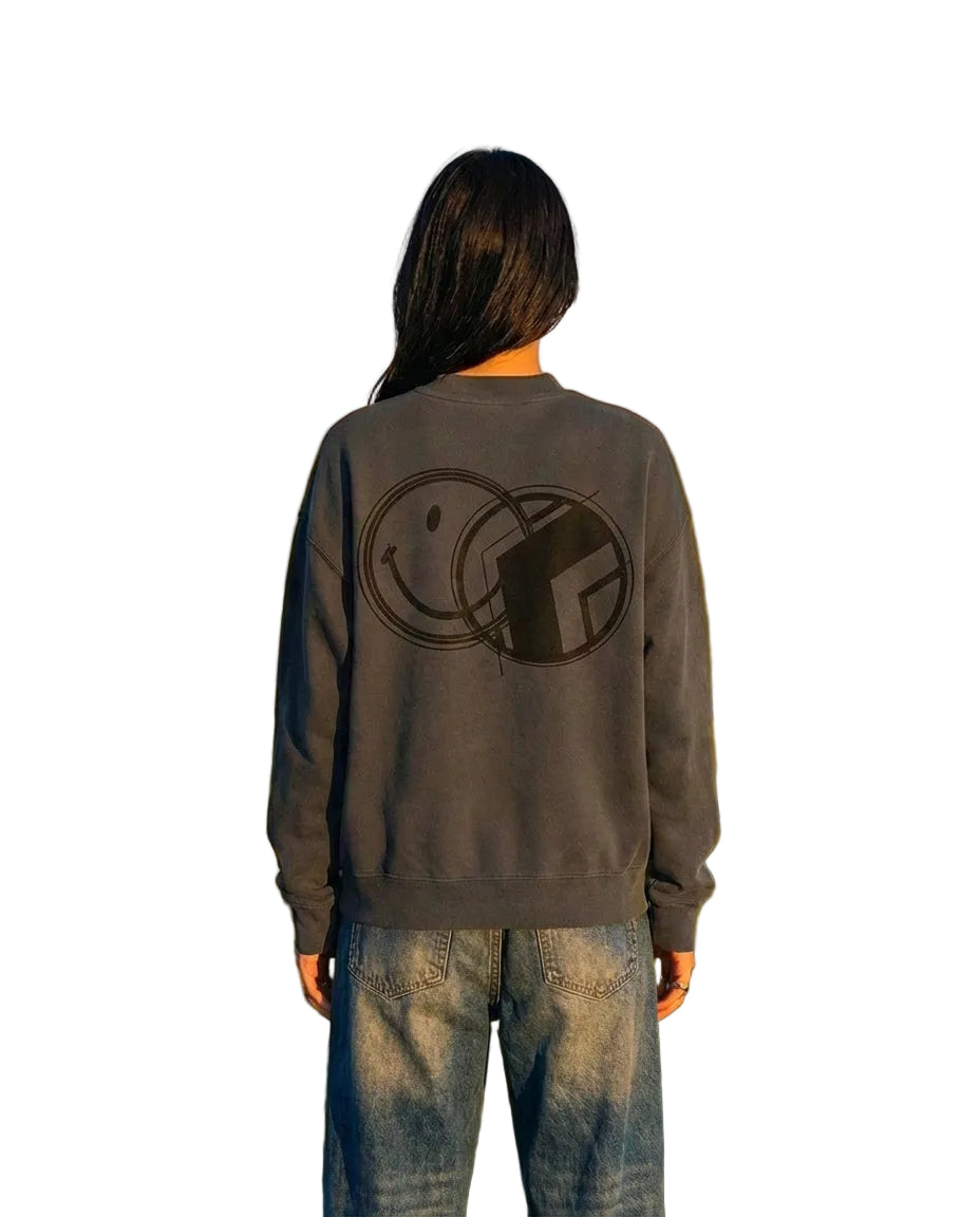 NU x Smiley® Basic Sweater | Dusk