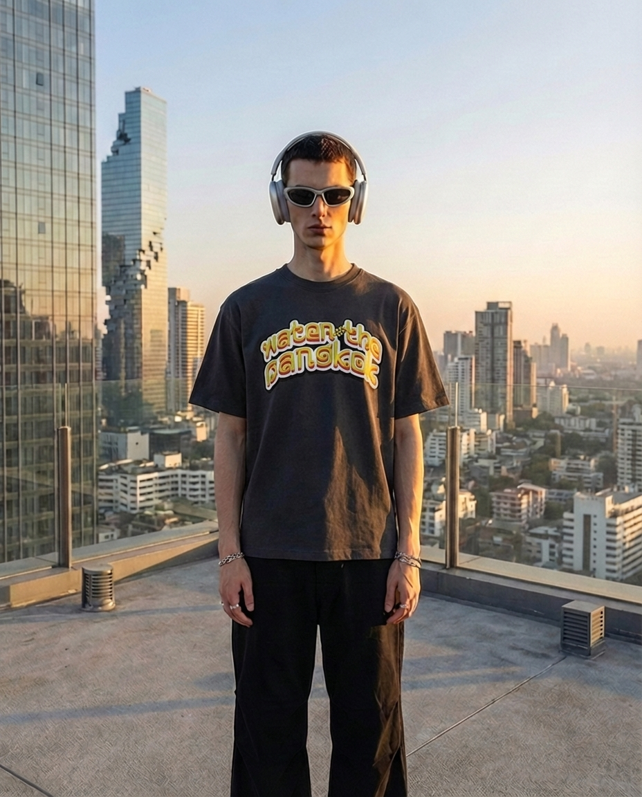 “Water The Bangkok" Tee | Gray