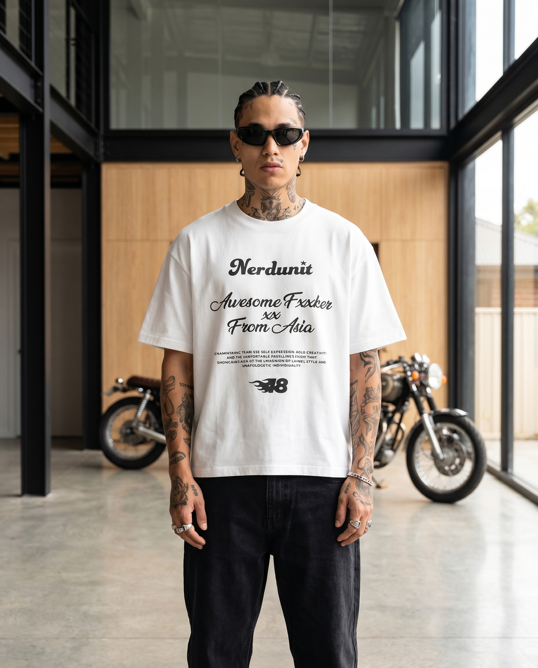 "MOB" Tee | White