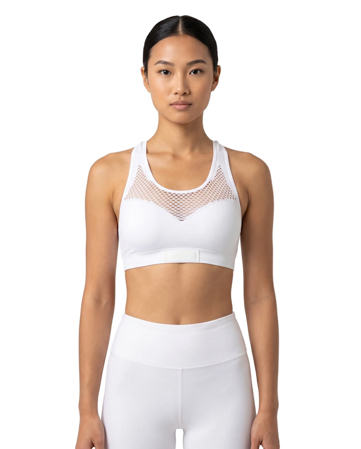 Ava Sports Bra | White