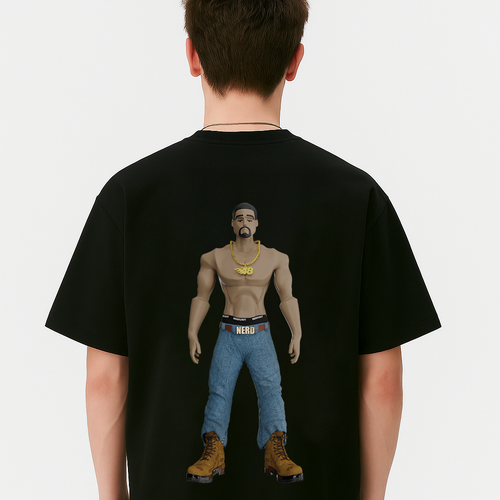 "LIFESIZE" Tee | Black