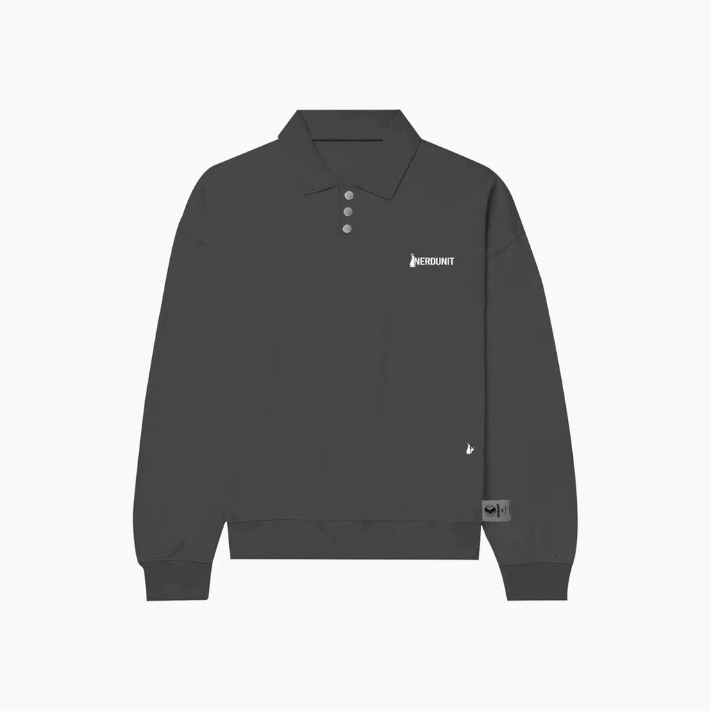NU x FR2 Corruption L/S Polo | Dusk