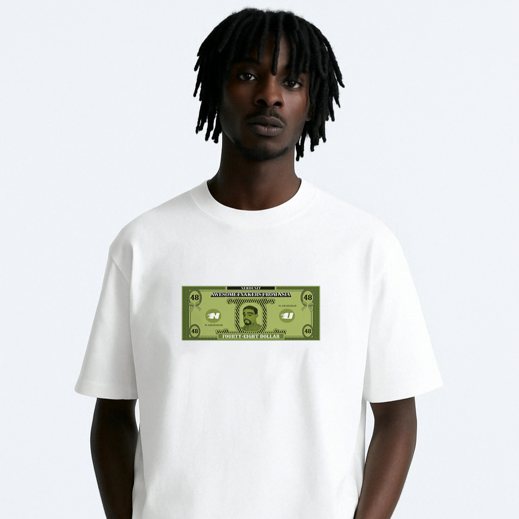 "MONEY NOTES" Tee | White