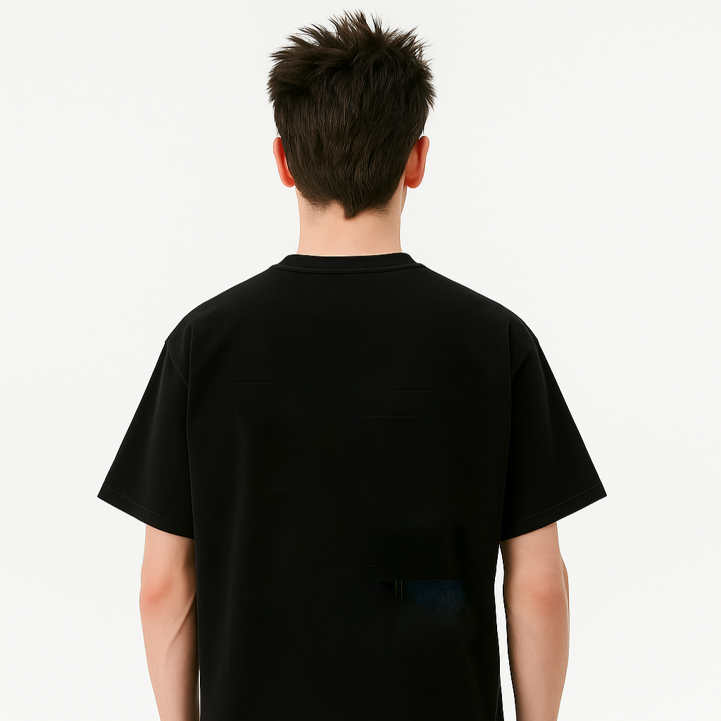 "RESURRECTION" Washed Tee  | Black