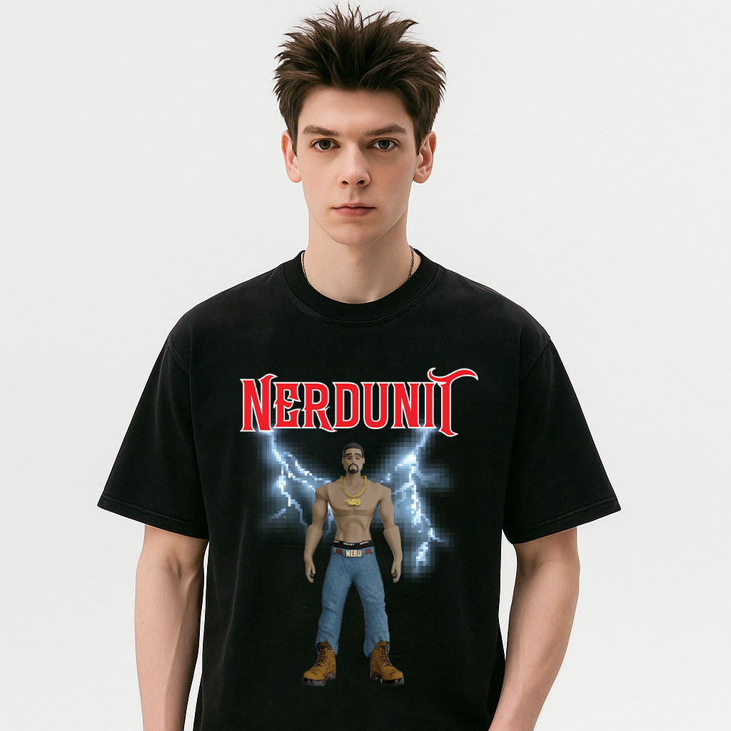 "RESURRECTION" Washed Tee  | Black