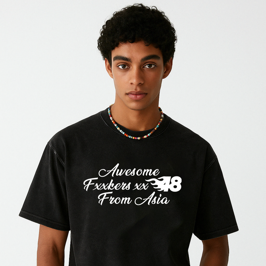 "THRIVE" Washed Tee | Black