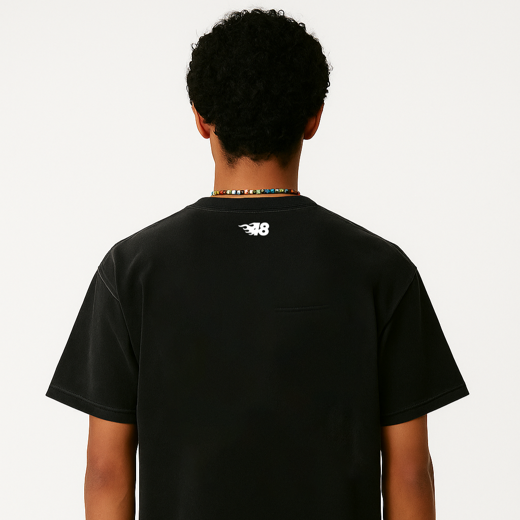 "THRIVE" Washed Tee | Black